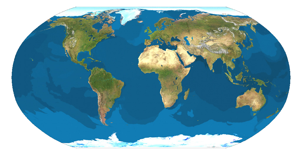 Mapcarte 342 365 Satellite Map Of Earth By Tom Van Sant 1990